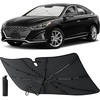 EcoNour Umbrella Foldable Windshield Sun Shade Fit for 2015-2017 2018 2019 Hyundai Sonata Sunshade, Front Car Window Shades Sun Visor, UV Protection, Heat Blocker, Car Accessories