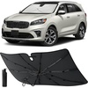 EcoNour Umbrella Foldable Windshield Sun Shade Fit for 2016-2018 2019 2020 Kia Sorento Sunshade, Front Car Window Shades Sun Visor, UV Protection, Heat Blocker, Car Accessories