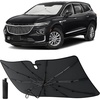 EcoNour Umbrella Foldable Windshield Sun Shade Fit for 2018-2022 2023 2024 Buick Enclave Sunshade, Front Car Window Shades Sun Visor, UV Protection, Heat Blocker, Car Accessories