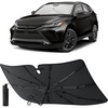 EcoNour Umbrella Foldable Windshield Sun Shade Fit for 2021-2021 2022 2023 Toyota Venza Sunshade, Front Car Window Shades Sun Visor, UV Protection, Heat Blocker, Car Accessories