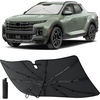 EcoNour Umbrella Foldable Windshield Sun Shade Fit for 2022-2024 2025 2026 Hyundai Santa Cruz Sunshade, Front Car Window Shades Sun Visor, UV Protection, Heat Blocker, Car Accessories