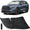 EcoNour Umbrella Foldable Windshield Sun Shade Fit for 2023-2024 2025 2026 Honda CRV Sunshade, Front Car Window Shades Sun Visor, UV Protection, Heat Blocker, Car Accessories