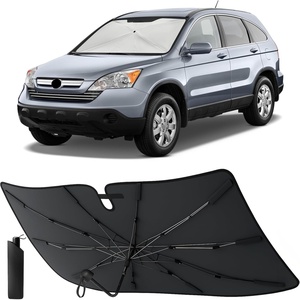 EcoNour Umbrella Foldable Windshield Sun Shade Fit for 2007-2009 2010 2011 Honda CRV Sunshade, Front Car Window Shades Sun Visor, UV Protection, Heat Blocker, Car Accessories