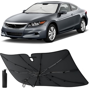 EcoNour Umbrella Foldable Windshield Sun Shade Fit for 2008-2010 2011 2012 Honda Accord Sunshade, Front Car Window Shades Sun Visor, UV Protection, Heat Blocker, Car Accessories