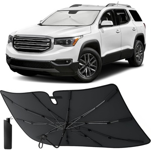 EcoNour Umbrella Foldable Windshield Sun Shade Fit for 2017-2021 2022 2023 GMC Acadia Sunshade, Front Car Window Shades Sun Visor, UV Protection, Heat Blocker, Car Accessories