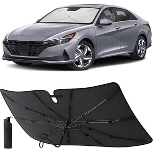 EcoNour Umbrella Foldable Windshield Sun Shade Fit for 2021-2024 2025 2026 Hyundai Elantra Sunshade, Front Car Window Shades Sun Visor, UV Protection, Heat Blocker, Car Accessories