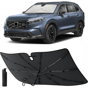 EcoNour Umbrella Foldable Windshield Sun Shade Fit for 2023-2024 2025 2026 Honda CRV Sunshade, Front Car Window Shades Sun Visor, UV Protection, Heat Blocker, Car Accessories