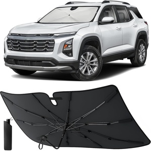 EcoNour Umbrella Windshield Sun Shade Compatible for Chevrolet Equinox 2025 2026 | Foldable Front Window Sunshade Sun Visor Cover | UV Blocker Heat Shield Car Accessories | Interior Windshield Cover
